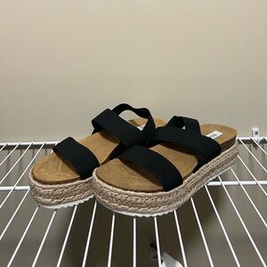 Steve Madden Kahlua Sandals Black